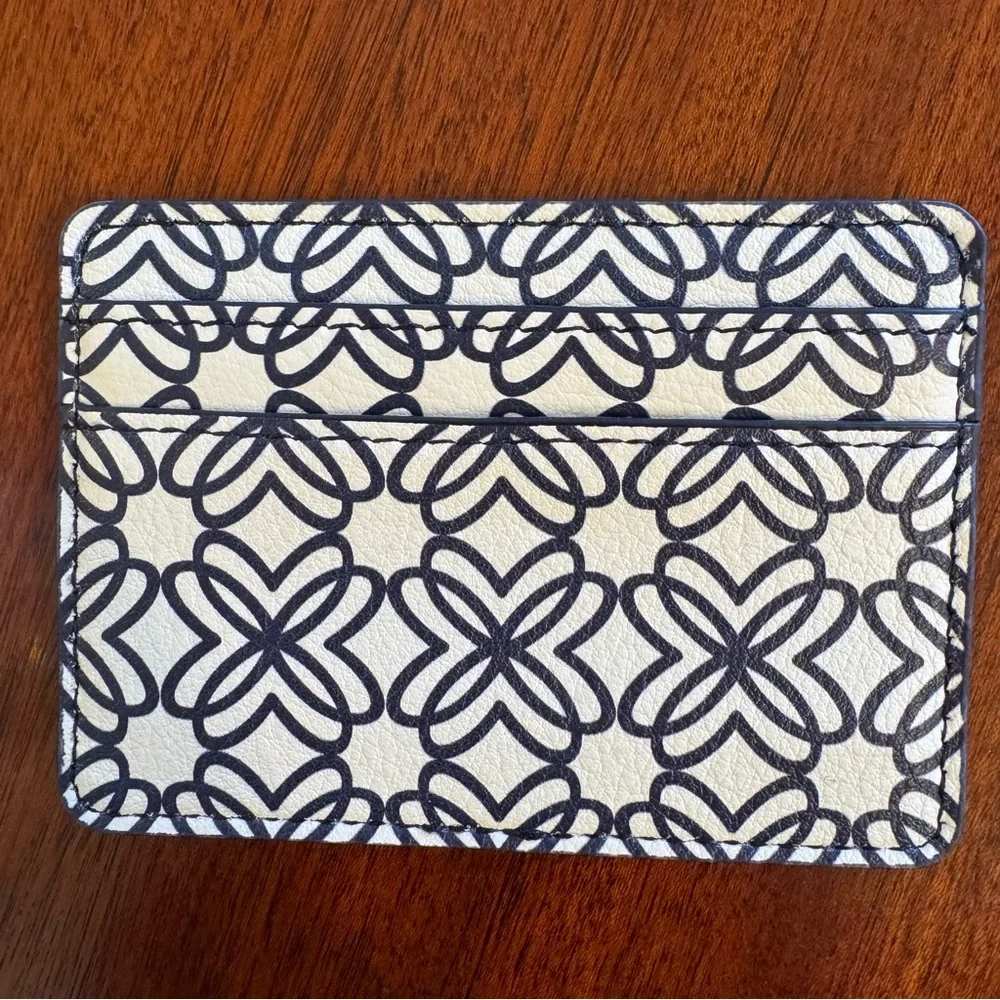 New Lilly Pulitzer Navy Butterfly Card Holder Wallet